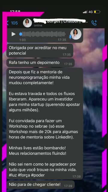 Depoimento em video