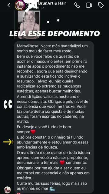 Depoimento em video