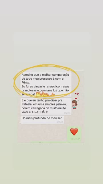 Depoimento em video