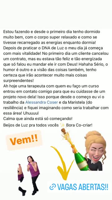 Depoimento em video