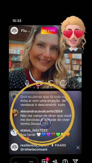 Depoimento em video